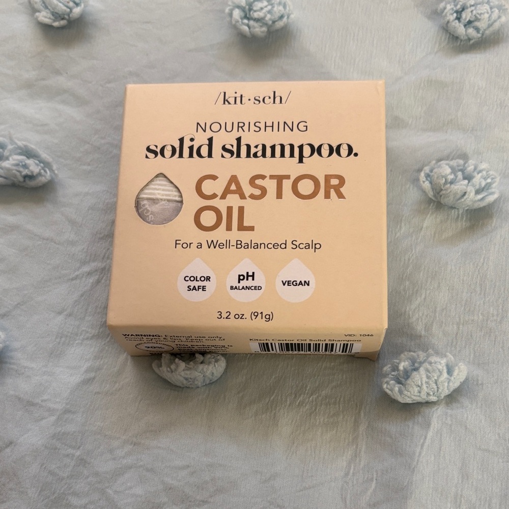 Kitsch Nourishing Solid Shampoo with Castor Oil - Cream - Picture 1 of 3